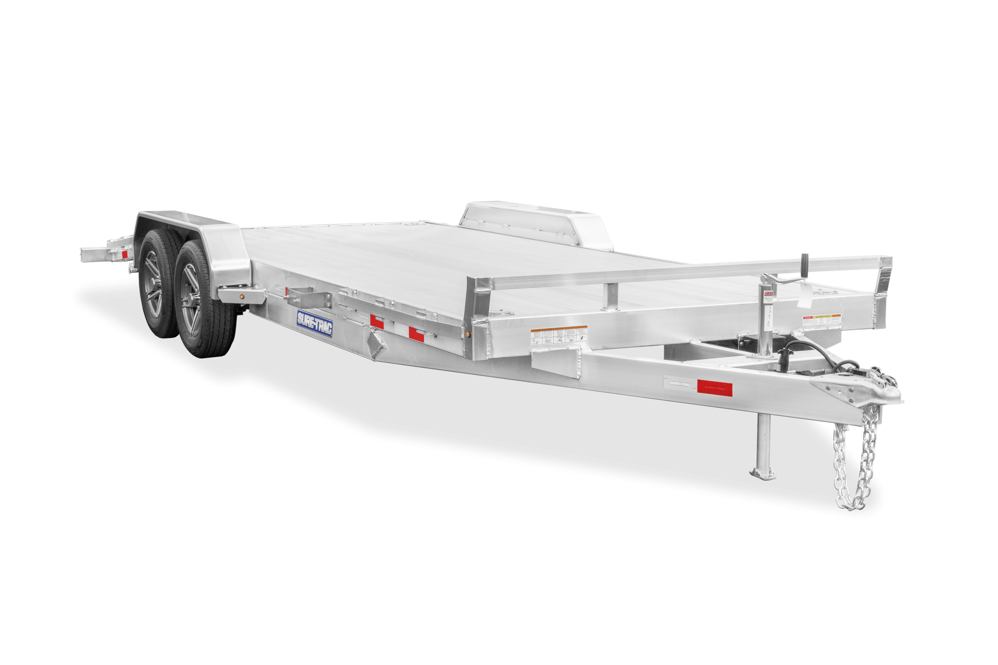 Aluminum Car Hauler Front View