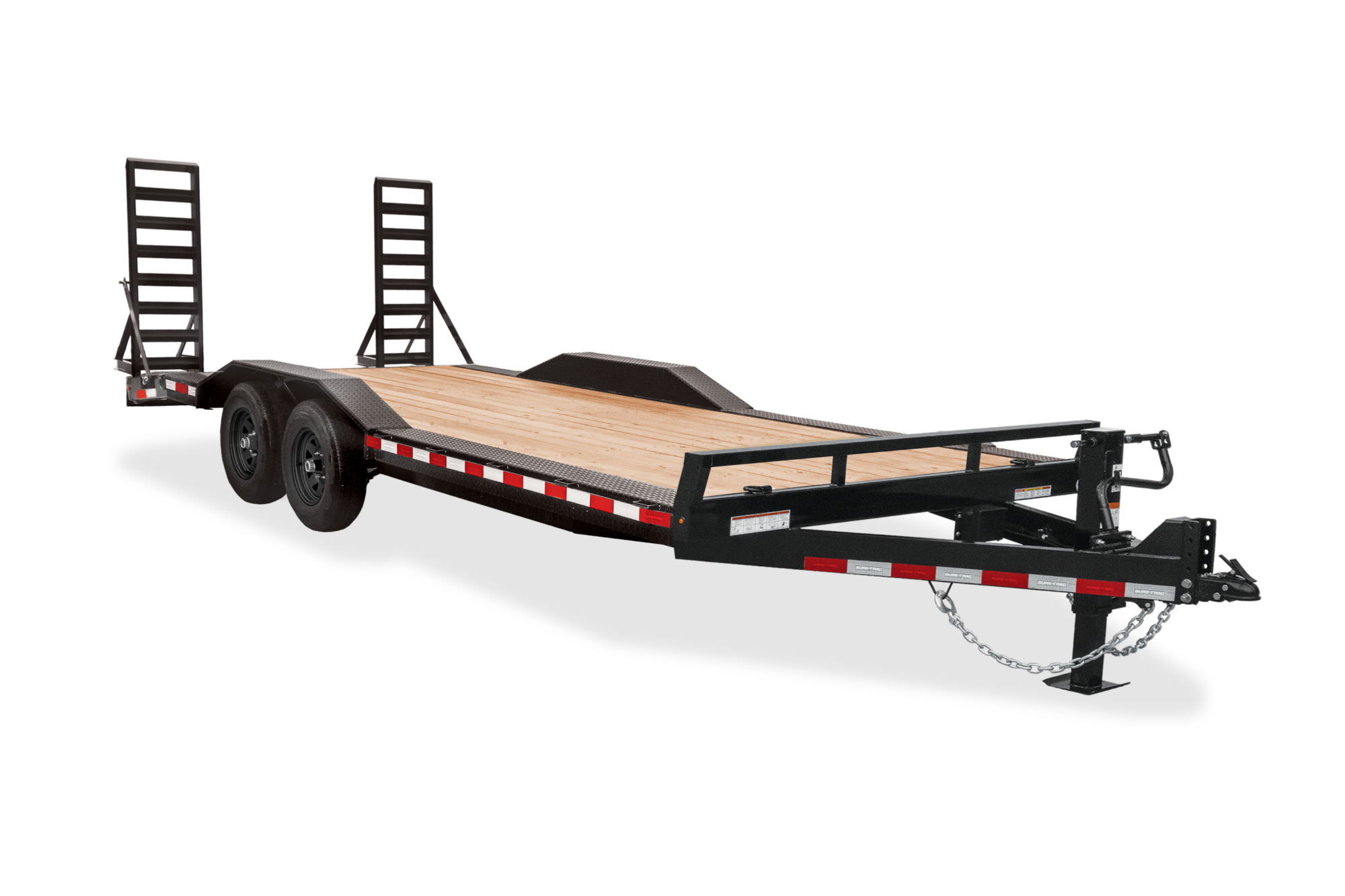 Full-Width Implement | Front view, tilted, ramps up