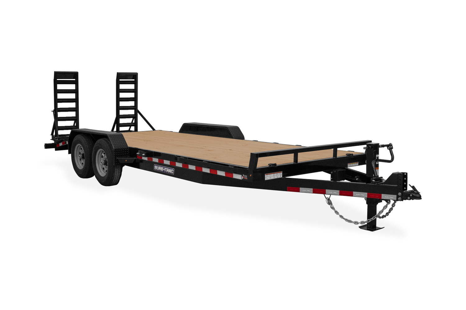 front view of the equipment trailer