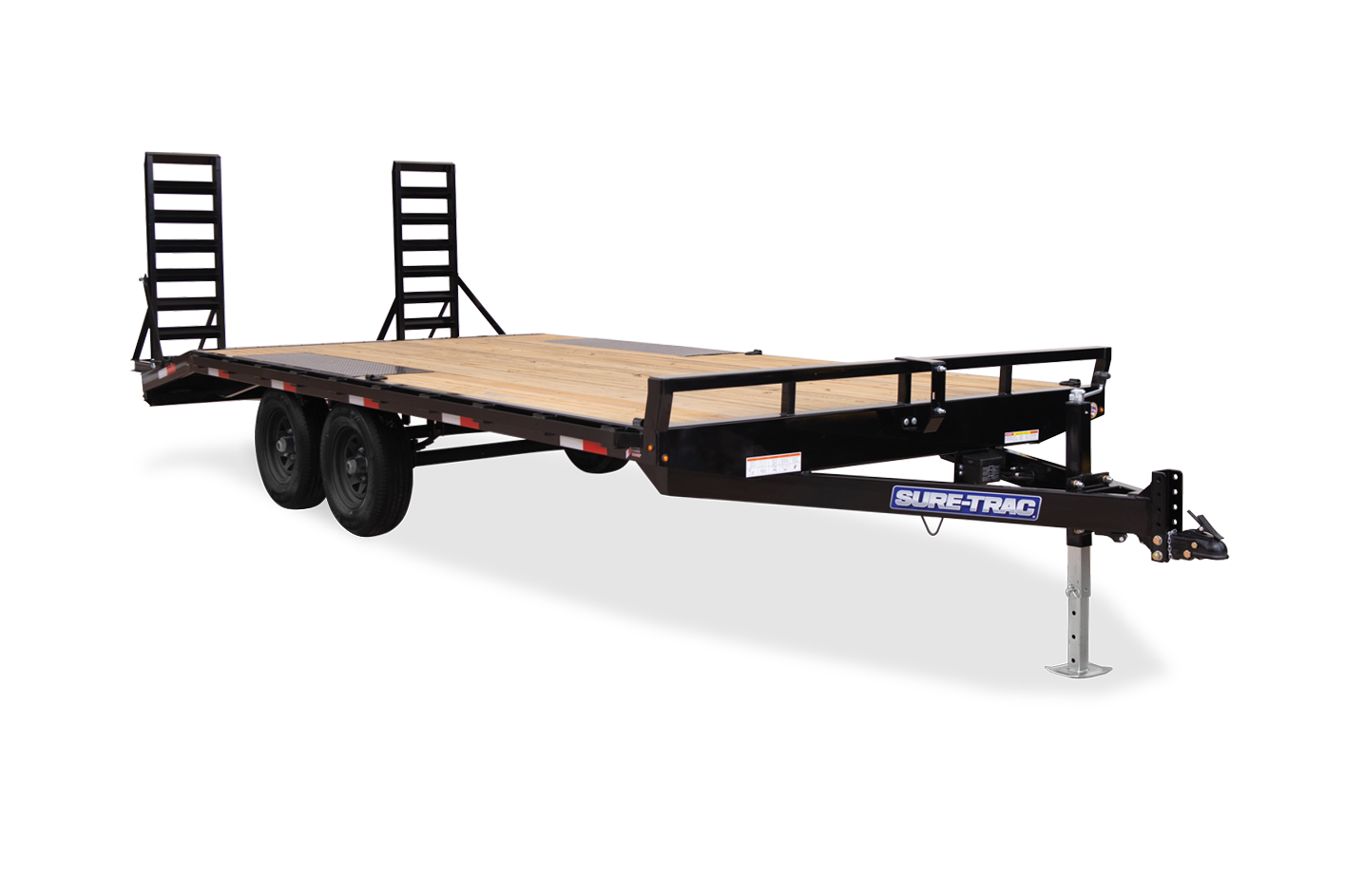 Wide shot of the Beavertail Model Low Profile Deckover by Sure-Trac