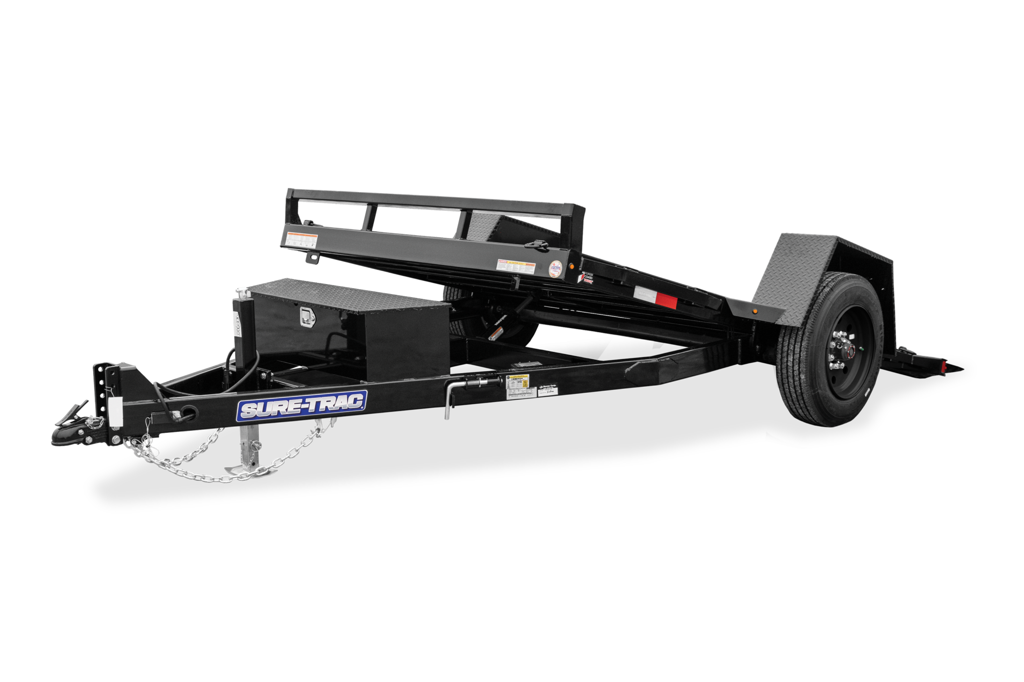 Single Axle Tilt Bed Front