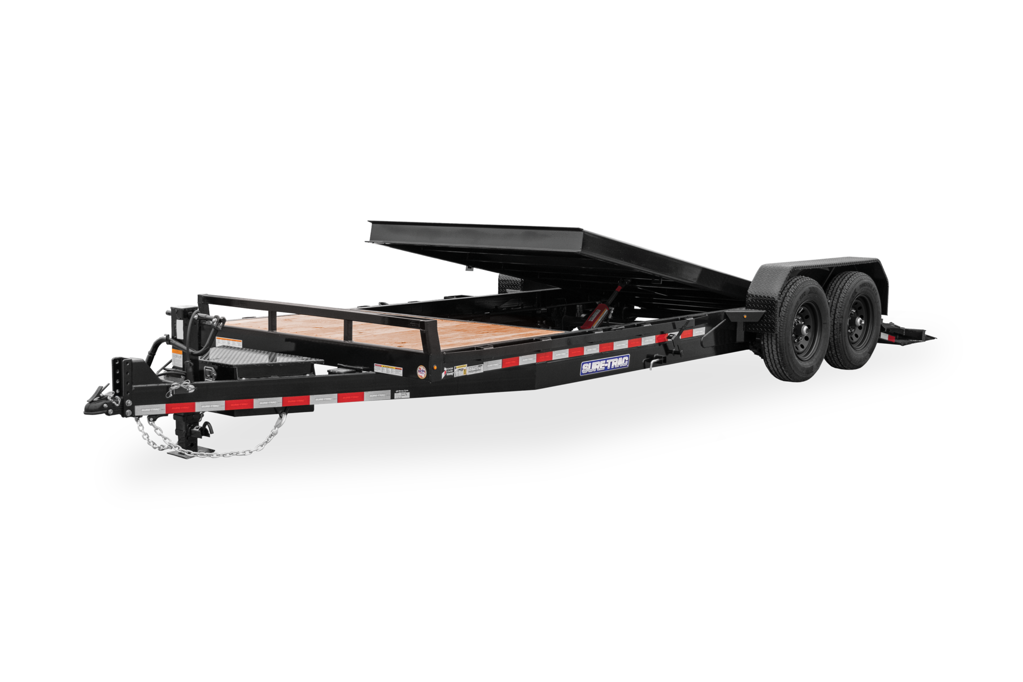 Tandem Axle Tilt Bed Front Raised